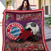 Fc Bayern Mnchen Quilt Blanket - For Soccer Fans