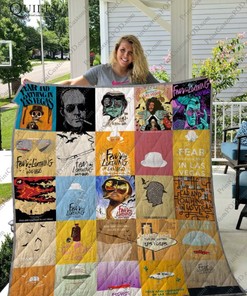 Fear And Loathing In Lasvegas Quilt Blanket - Tribute To Hunter S. Thompson's Masterpiece
