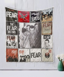 Fear The Fear Record Quilt Blanket - Perfect for Music Fans