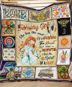 February Girl Hippie Quilt Pn635M2: A Must-Have for February Babies