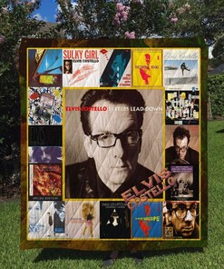 Fee The Rhythm With 13 Steps Lead Down Elvis Costel Throws New Arrival Quilt Blanket