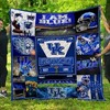 Feel Blue and Green with Kentucky Wildcats NCAA Quilt Blanket