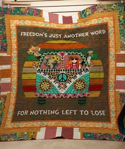 Feel Like a Free Spirit with Hippie Quilt Blanket: Nothing Left To Lose