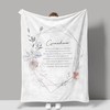 Feel Our Love Fleece Blanket for Family from Granddaughter and Grandson