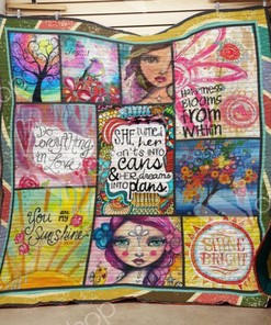 Feel the Hippie Spirit: Hippie Quilt Blanket with Eye-Catching Designs