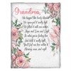 Feel the Love Quilt Bedding Set for Grandparents from Granddaughter and Grandson