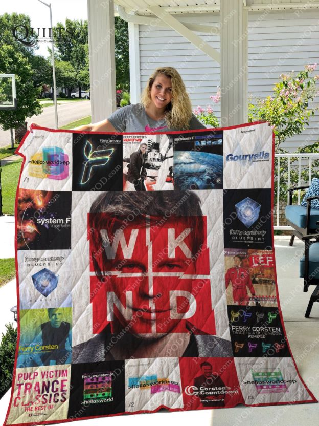 Ferry Corsten Albums Collection Quilt Bedding Set for Trance Fans