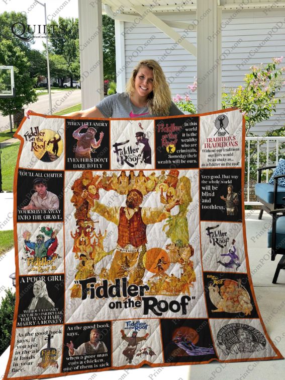 Fiddler On The Roof For Fans Collection Quilt Bedding Set with Full Size Quilt Bed Set