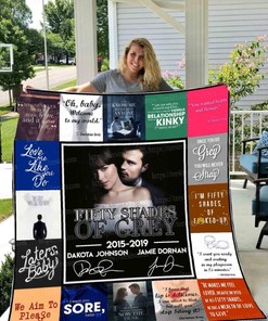 Fifty Shades of Grey Signed Collection Quilt Blanket for Fans of the Popular Romance Series