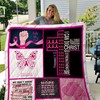 Fight Like a Girl Hope Quilt Bedding Set - Empowering Message for Women and Girls