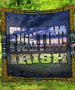 Fighting Irish Notre Dame Fighting Irish Ncaa Quilt Bedding Set