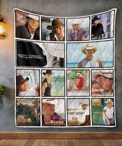 Film Style Kenny Chesney Album Covers Quilt Bedding Set with Bed Set for Boys