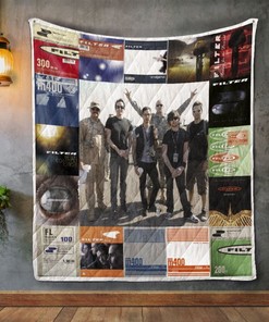 Filter Albums Quilt Blanket - Perfect for Fans of Industrial Rock Music
