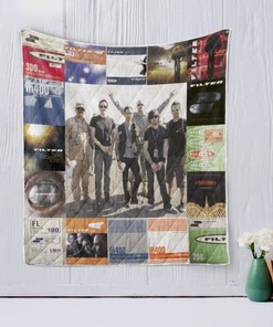 Filter Band Alternative Metal Inspired Quilt Bedding Set