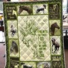 Find Your Soul in the Forest Horse Quilt Bed Set