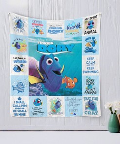 Finding Dory Pixar Cartoon Quilt Blanket: A Fun and Playful Gift for Fans of the Beloved Movie