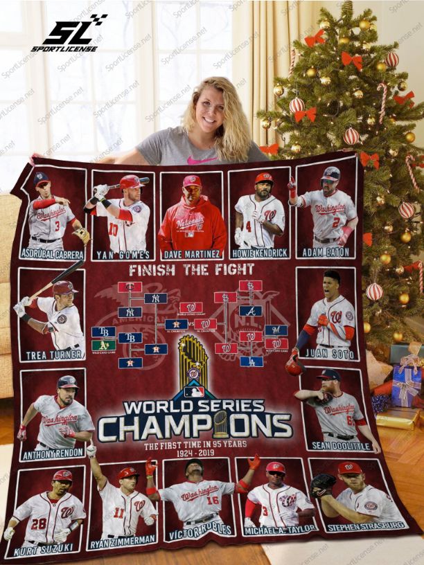 Finish The Fight Washington Nationals Baseball Inspired Quilt Bedding Set