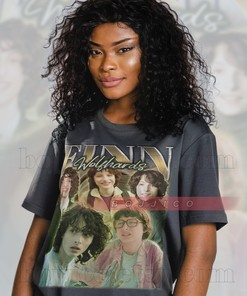 Finn Wolfhard Sweater and Vintage Tee - Homage Fan Tees with Vintage Shirt and Sweater for Fans