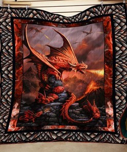 Fire Dragon Quilt 2912-01 for Fantasy Lovers