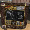 Firefighter Dad Quilt Bedding Set - Always In My Heart
