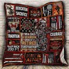Firefighter Grandpa Dad What Lies Behind Us Firefighter Quilt Bedding Set
