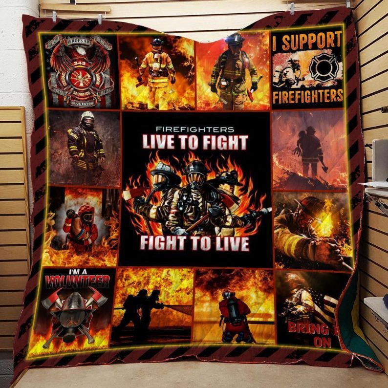 Firefighters' Quilt Bedding Set - Soft And Cozy