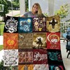 Firefly Fans Collection Quilt Blanket with Vintage and Unique Design
