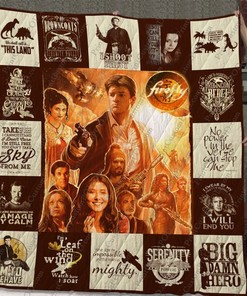 Firefly For Fans Big Damn Hero Quilt Blanket - Browncoats Unite for Fans
