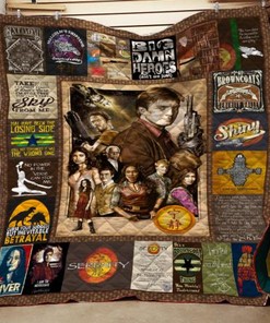 Firefly Tribute Vintage Design Quilt - Unique Gifts for Sci-Fi Fans