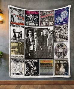 Fireworks Album She's A Tornado Quilt Bedding Set for Music Lovers