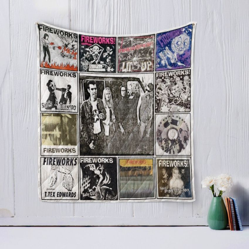Fireworks Band Vintage Quilt Bedding Set with Style