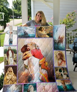 First Day in Heaven - Religious Quilt Bedding Set