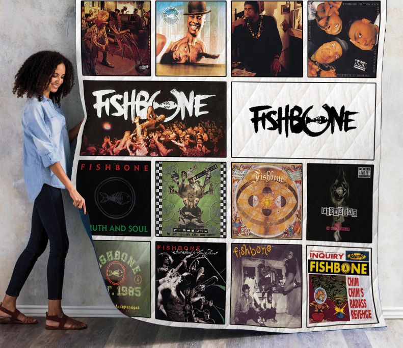 Fishbone Albums Vintage Quilt Bedding Set for Fans