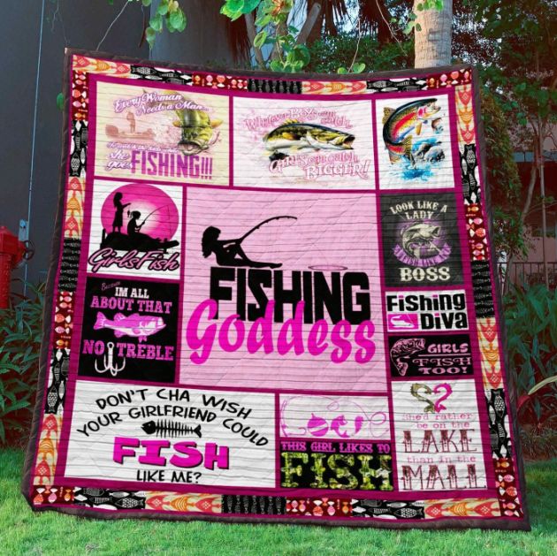Fishing And Chilling Quilt Bedding Set - A Perfect Backyard Comfy Quilt
