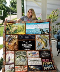 Fishing Is A Way Of Life Quilt Bedding Set - Perfect For The Ones Who Live By Fishing