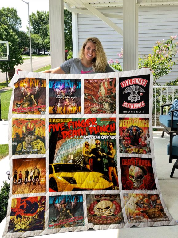 Five Finger Death Punch Collection Quilt Bedding Set for Metal Fans