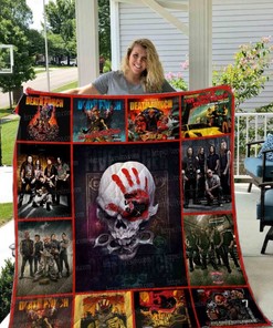 Five Finger Death Punch Collection Quilt Blanket - Great for Music Fans
