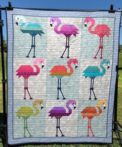 Flamingos Quilt Blanket Vq06 - Tropical Escape for Animal Lovers