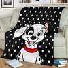 Fleece Blanket Gift for Dalmatian Puppy Fans, Premium and Comfy Sofa Throw Blanket