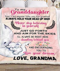 Fleece Quilt Bedding Set- Grandma To Granddaughter Elephant For Kids Bedding.