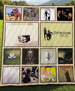 Fleetwood Mac Albums For Fans Quilt Blanket - Cuddle Up With Fleetwood Mac's Best Albums Quilt Blanket For Fans