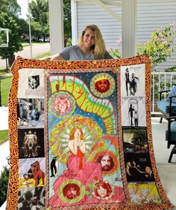 Fleetwood Mac Band Retro Quilt Blanket for Music Fans