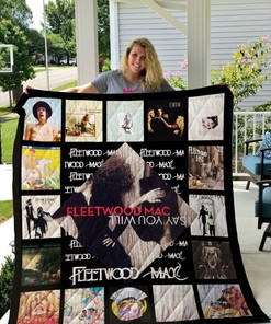 Fleetwood Mac Studio Albums Quilted Bedding Set - Queen Size