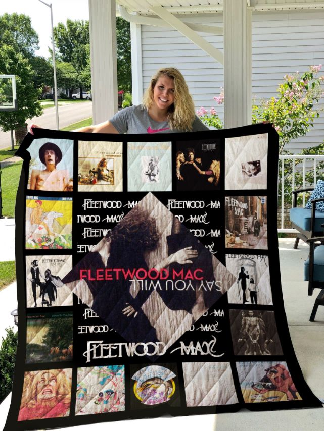 Fleetwood Mac Studio Albums Quilted Bedding Set - Queen Size