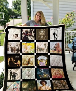 Fleetwood Mac Vintage Quilt Bedding Set for Classic Rock Fans