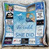 Flight Attendants I Followed My Heart Quilt Blanket - Perfect Gifts for Flight Attendants