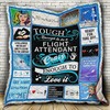 Flight Attendants Quilt P143Sc2 for Aviation Industry Fans