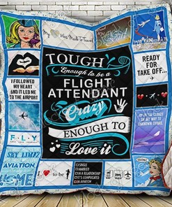 Flight Attendants Quilt P143Sc2 for Aviation Industry Fans