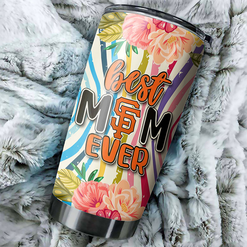 Floral San Francisco Giants MLB Tumbler for Blossoming Mothers