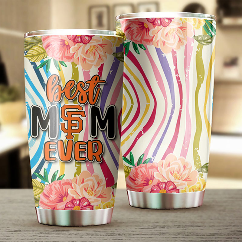 Floral San Francisco Giants MLB Tumbler for Blossoming Mothers - Image 2
